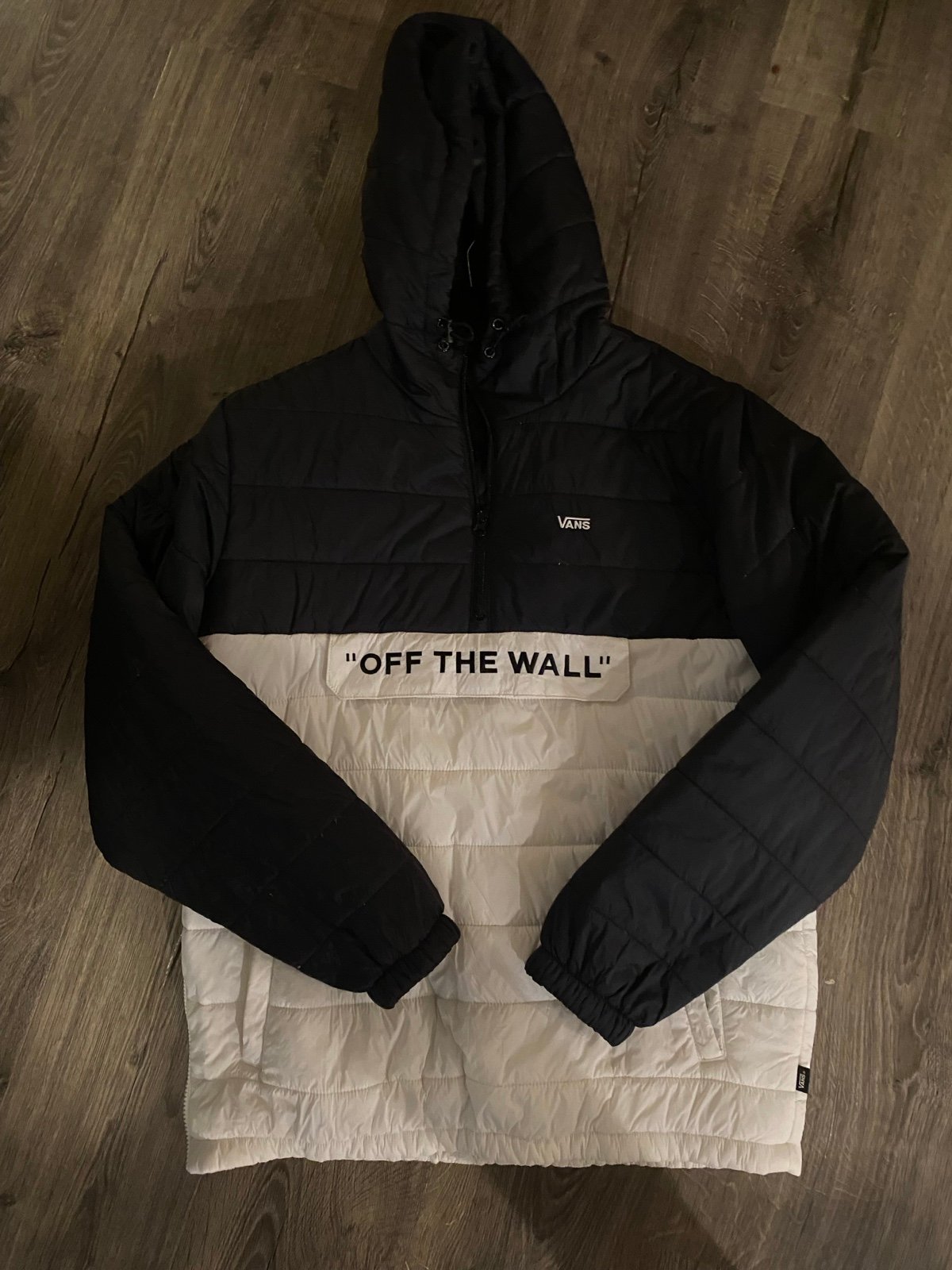 Vans two color puffer jacket