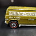 Vintage Hot Wheels Redline 1974 US Army MP Military Police Super Van Green LOOSE