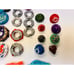 Beyblades Toy Lot with Launchers Rip Cords Etc Spinning Toy Playset BIN 6