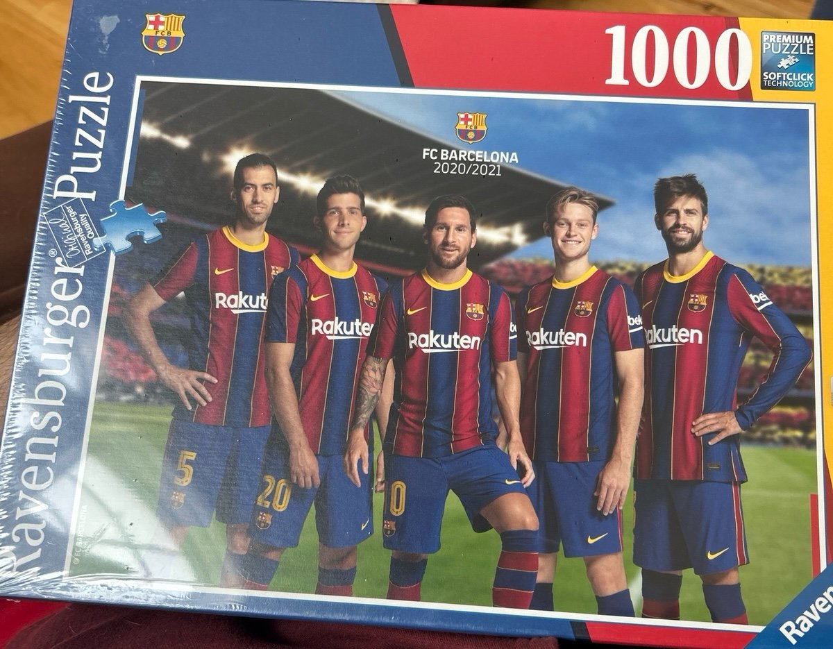 Ravensburger Puzzle FC Barcelona 2020/2021 (00130220693) 1000 PC XXL 27x20in.