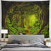 Forest Tapestry Nature Tree Cave Tapestry