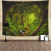 Forest Tapestry Nature Tree Cave Tapestry