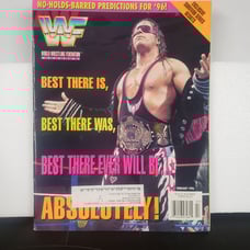 Vintage WWF Magazine Issue February 1996 Bret Hart