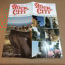 Vtg Rock City Brochure Lookout Mountain Chattanooga Tennessee