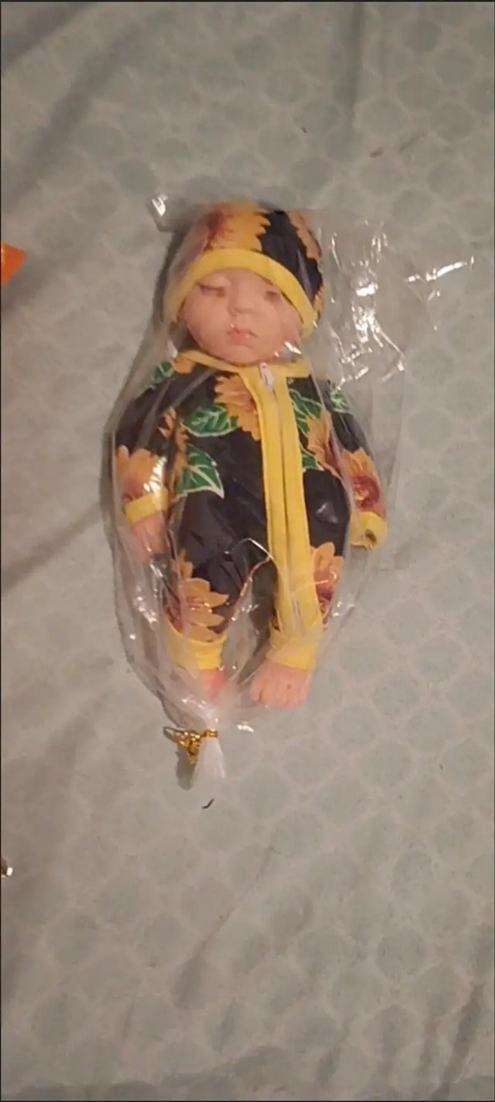 30cm/11.8in Reborn Simulated Doll Toy Baby Rubber Girly Puppet Doll Embroidery