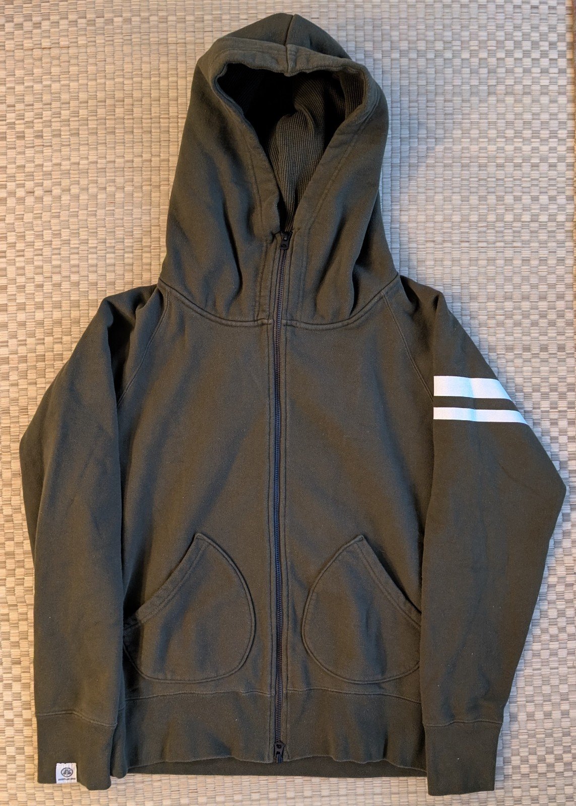 SOLD OUT Momotaro GTB Full Zip Hoodie Olive Men's Size Large Made in Japan