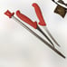 F.dick Germany red handle knives and sharpening rod replacements 2991 15-03 6”