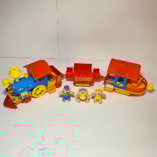 24 1986 Xavier Roberts Furskins Bears Moody Hollow Express Train Set - REAS DES