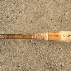 Vintage 90s JOSE HERRERA OAKLAND As Louisville Slugger Autographed Game Used Bat