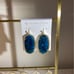 Kendra Scott Danielle Aqua Apatite Earrings — NEW