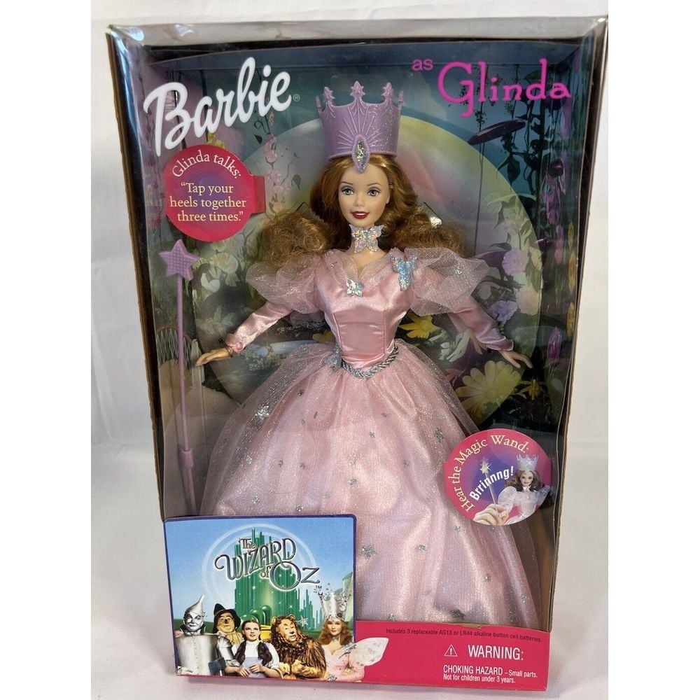 Barbie as Glinda The Good Witch Wizard of Oz 1999 Talking Doll Mattel 25813 NRFB