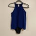 MagicSuit Aubrey Slimming Control One Piece Draped Swimsuit Ultramarine Size 8