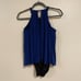 MagicSuit Aubrey Slimming Control One Piece Draped Swimsuit Ultramarine Size 8