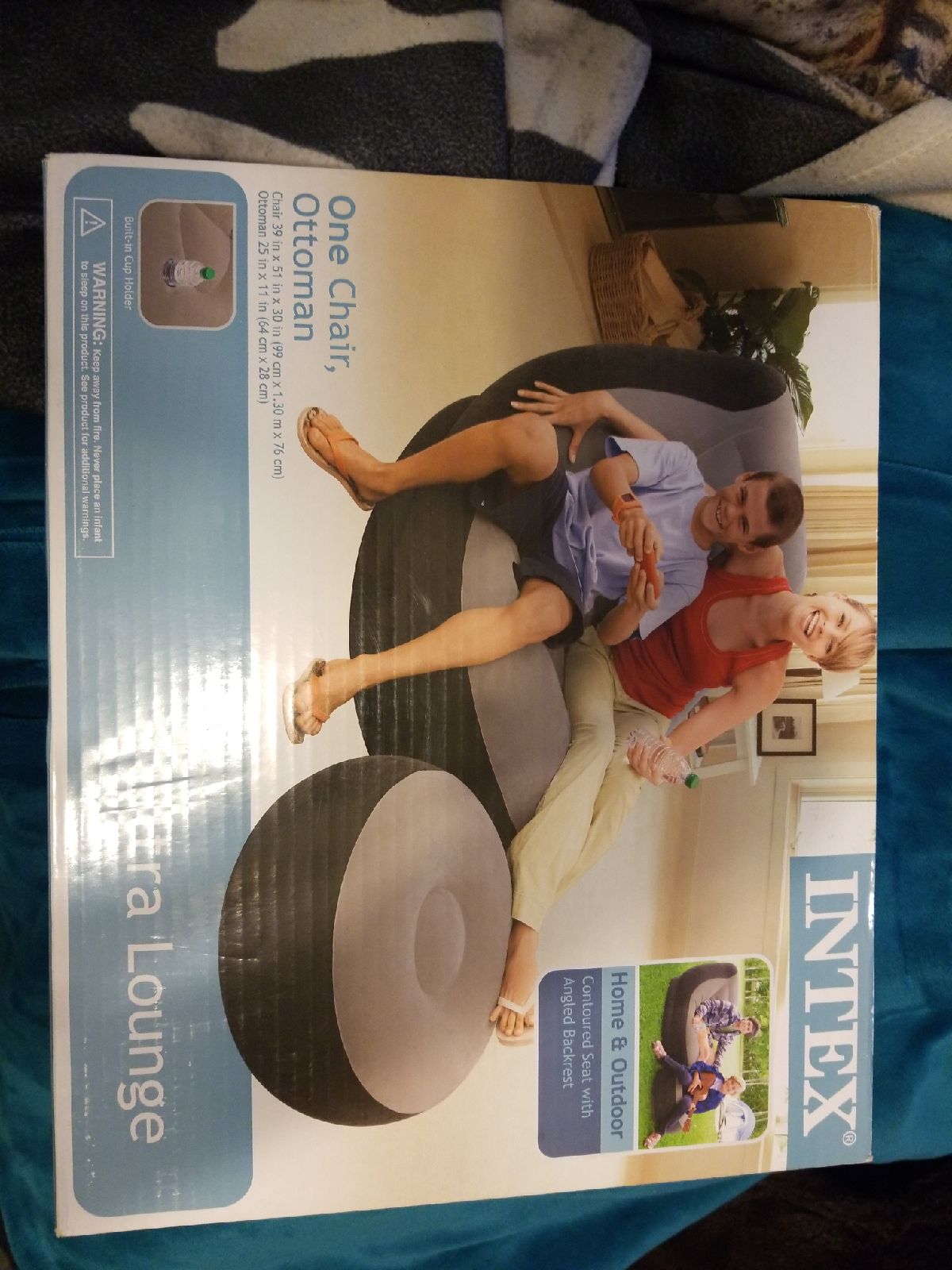 Intex ultra lounge inflatable chair and