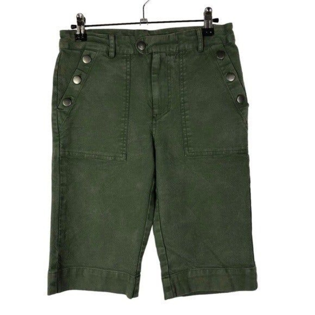 Chaser Hunter Green Vintage Canvas Bermuda Shorts S