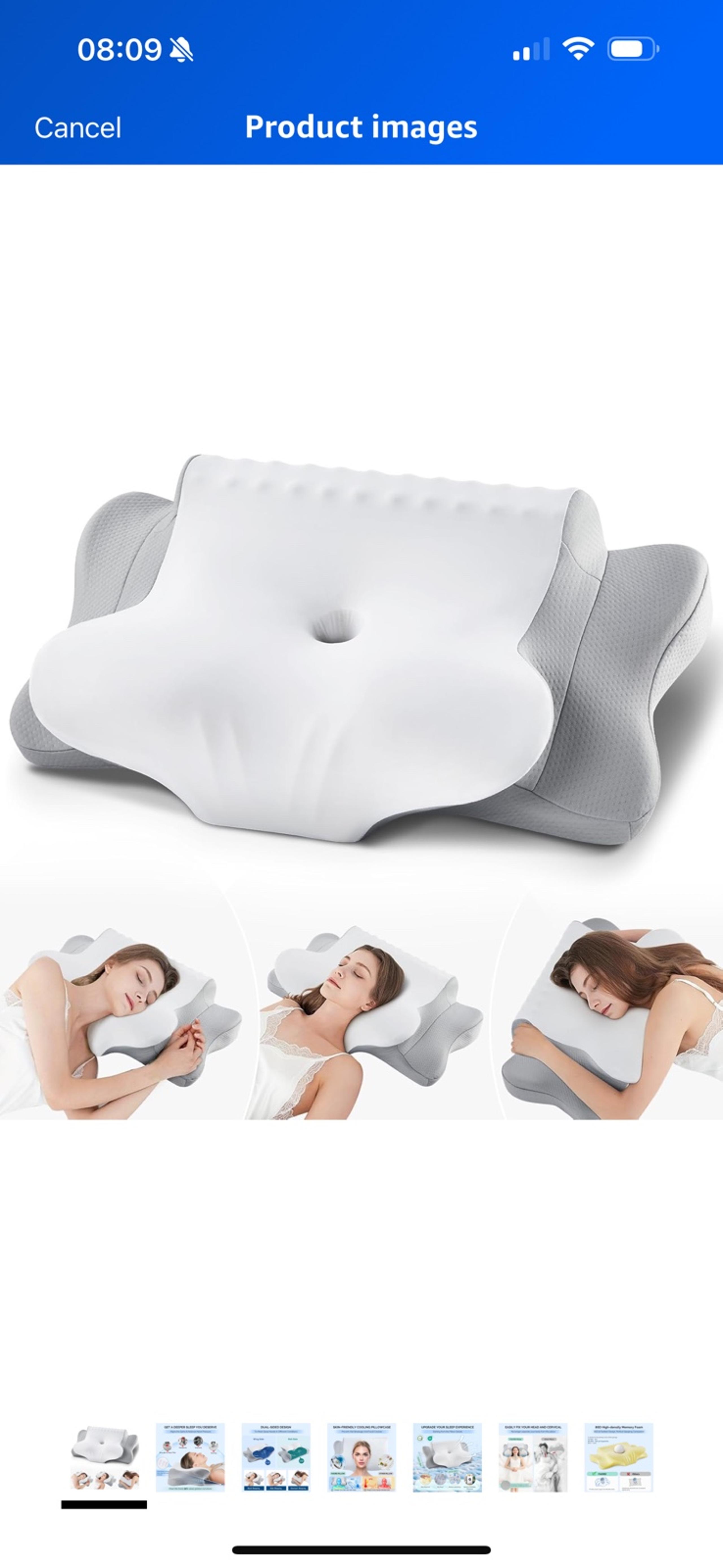 Cervical Pillow for Neck Pain Relief