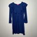 Lilly Pulitzer Pheby Dress Oyster Bay Navy Blue Swiss Dot Ruffle Medium New AE1