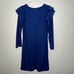 Lilly Pulitzer Pheby Dress Oyster Bay Navy Blue Swiss Dot Ruffle Medium New AE1