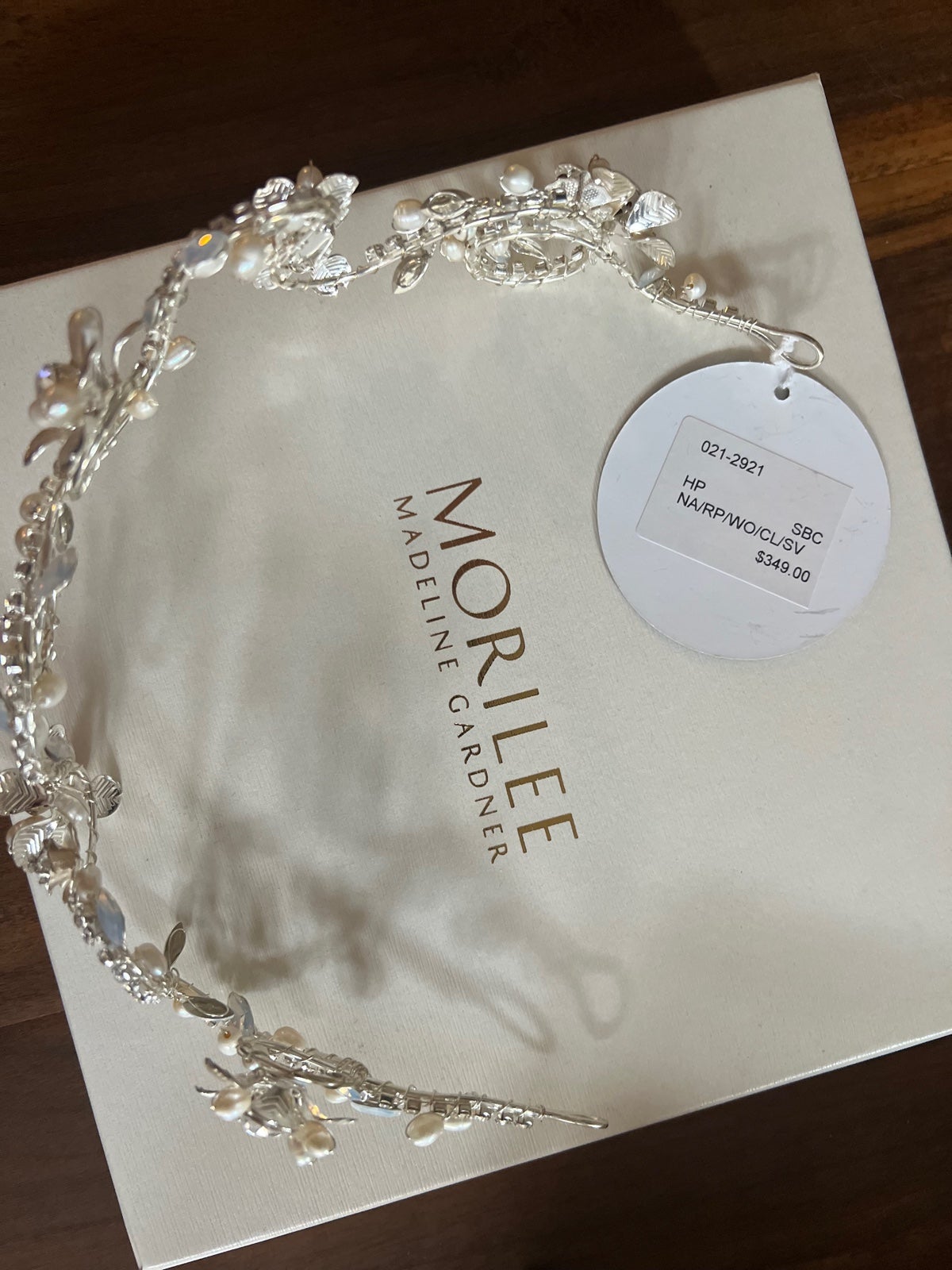 Morilee bridal headpiece