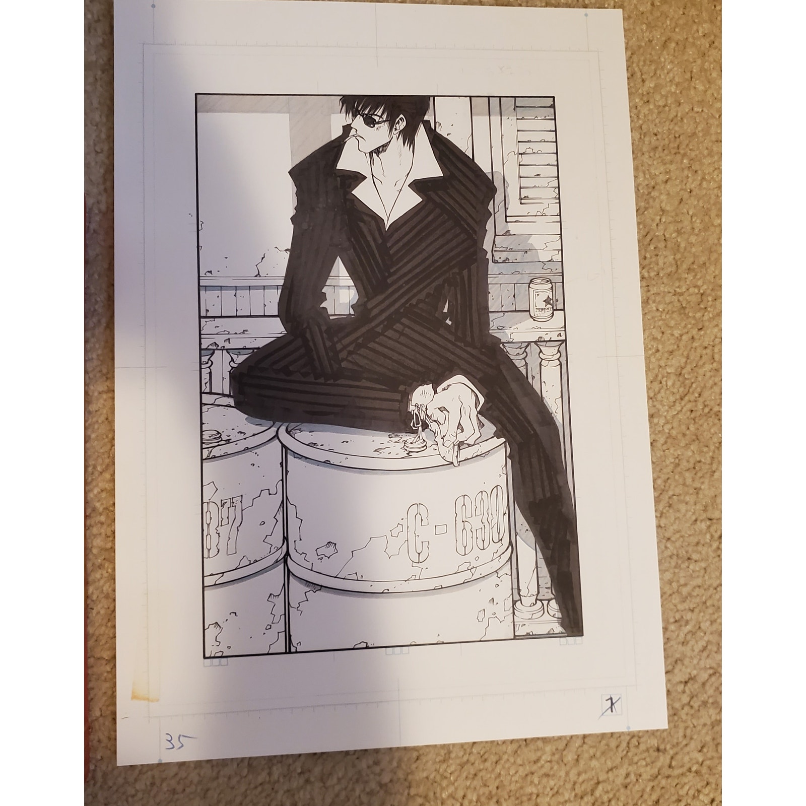 Trigun Reproduction Manuscript Nicholas D. Wolfwood #2 RARE US SELLER