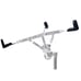 2-PACK- Concert Stand Up Snare Drum Stands by GRIFFIN | Tall Adjustable Chrome