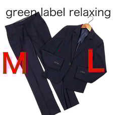 E8282◾️Green Label Relaxing Wool Blend Striped Pantsuit