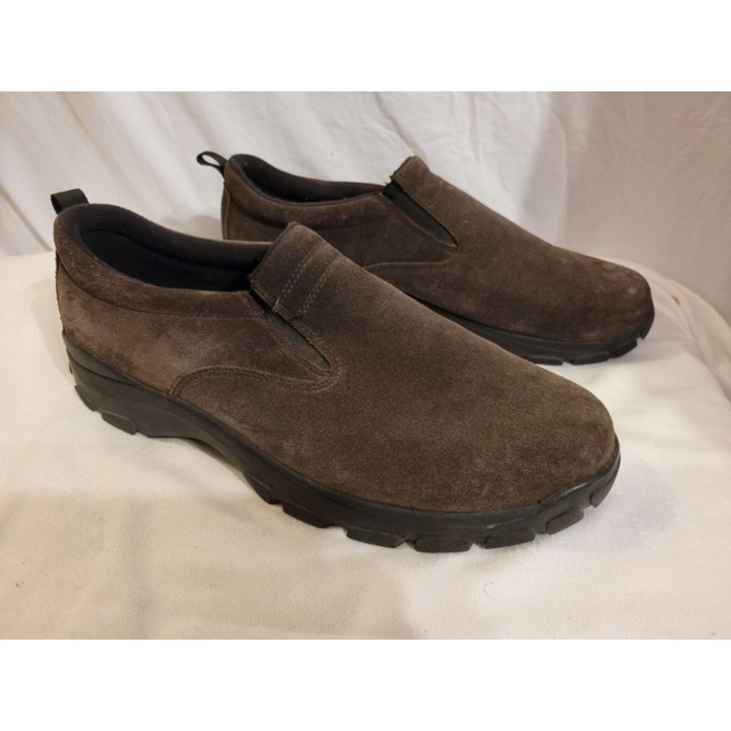 Lands' End Men's suede slip on shoe 73772 Size 13