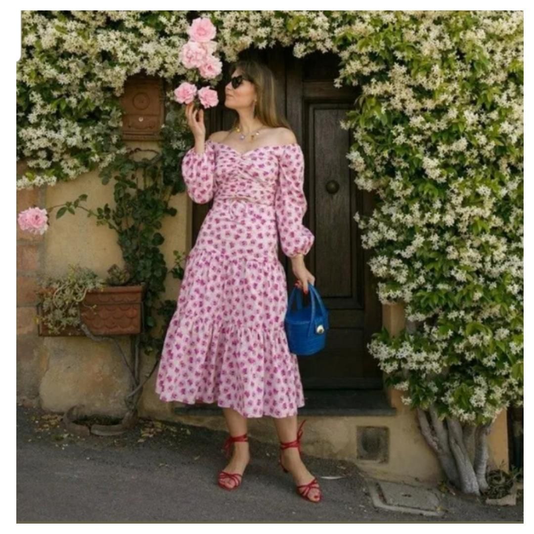 Zara 2 piece sets blouse and skirt