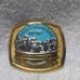 Mount Rushmore 1941-91 Golden Anniversary Gold Plated Buckle W/ Box Mint !!! 3