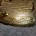 Mount Rushmore 1941-91 Golden Anniversary Gold Plated Buckle W/ Box Mint !!! 3