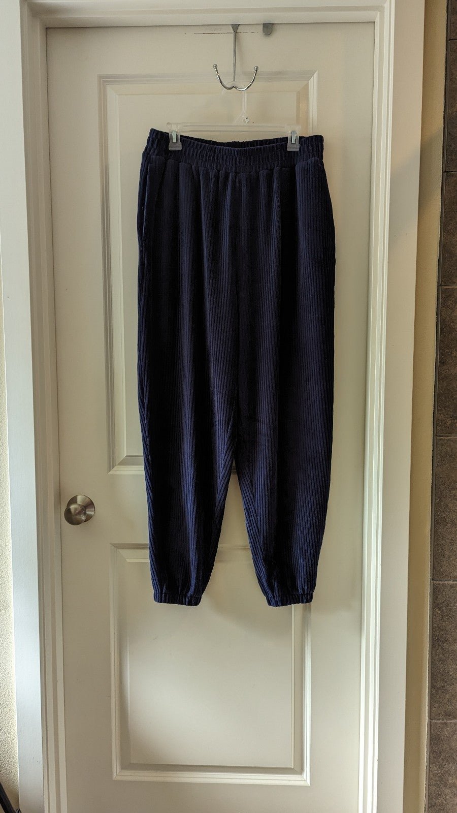Dark Blue Corduroy Pants Size Men's Medium