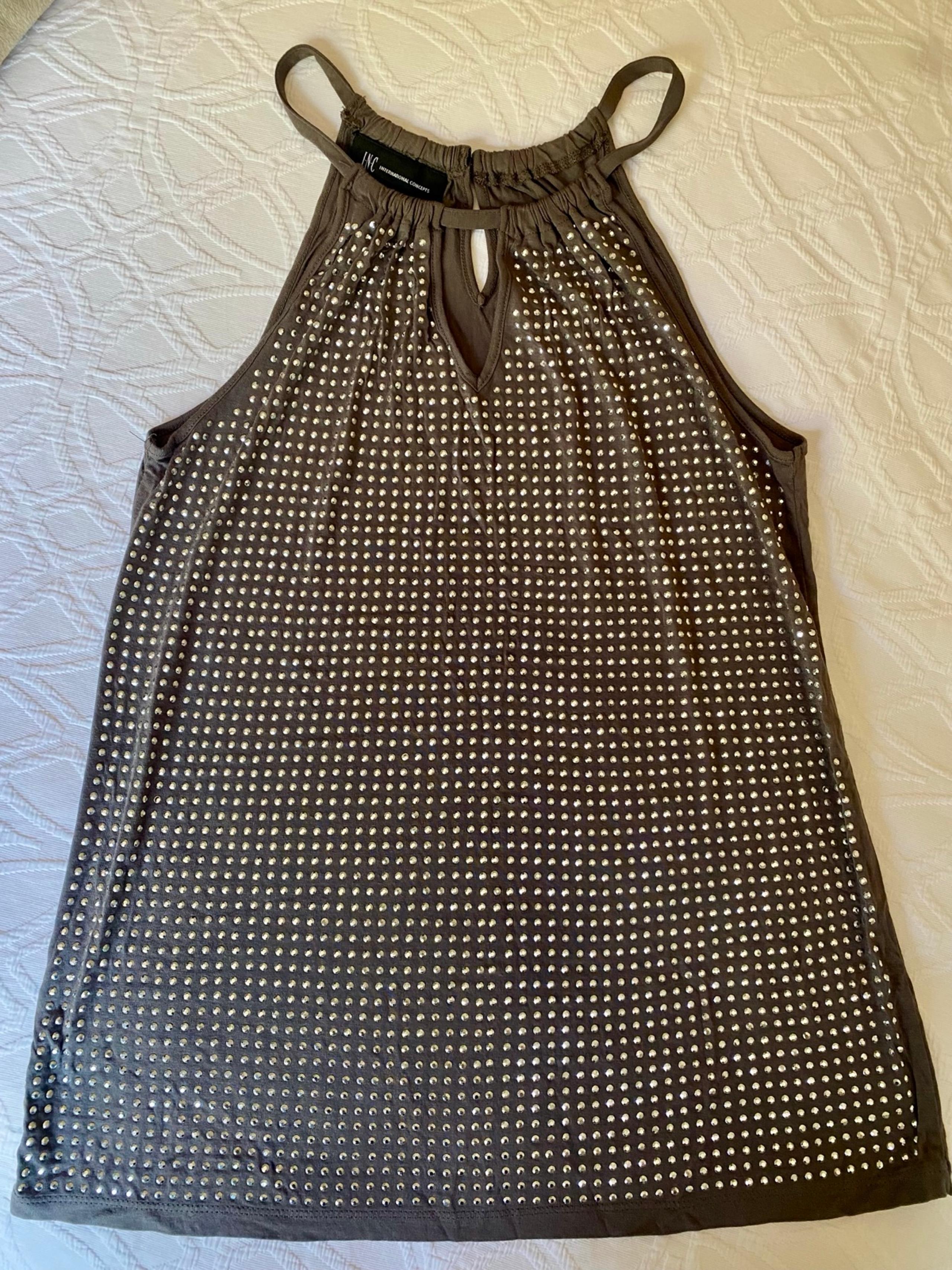 INC International Concepts Studded Halter top