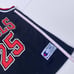 Vintage Champion Steve Kerr #25 Chicago Bulls Large 44 NBA Black Away Jersey