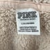 PINK Victoria Secret Beige L Half Zip Hoodie Teddy Fuzzy Long Sleeve Pullover