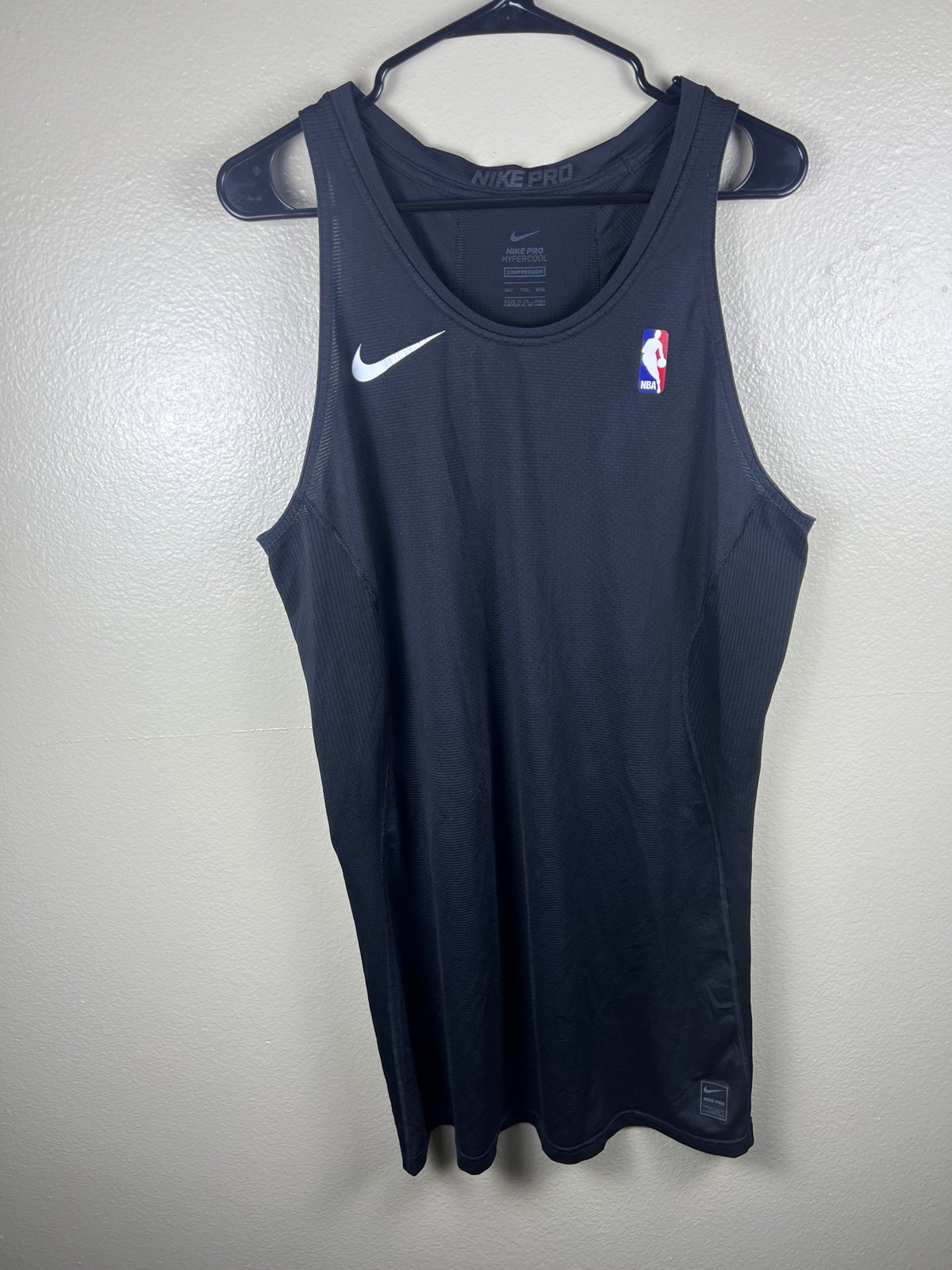 Nike NBA Team/Player Issue Nike Pro HyperCool Tank Top 880804-010 Sz 2XL Tall
