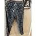 Hale Bob Trouser Jogger Pants Size Small Ankle Zipper Leopard Print