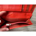 Salvatore Ferragamo Pamplona Pebble Red Leather Long Wallet