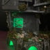 Halloween miniature haunted house.