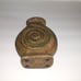 Vintage Snail Swirl Stoneware Vase Earthy Japandi Masculine