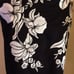 WHBM Floral Embroidered Sateen Pencil Skirt 6