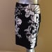 WHBM Floral Embroidered Sateen Pencil Skirt 6