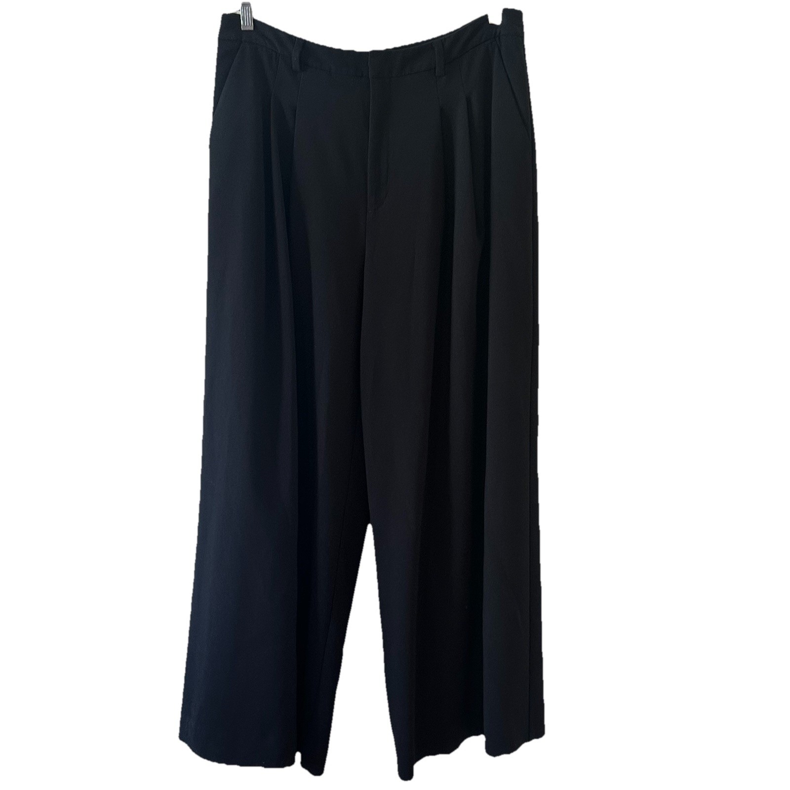 Maeve By Anthropologie The Avery Pleated Wide Leg High Rise Trouser Pant Size 16