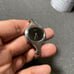Vintage Seiko Ladies Cuff Watch Silver Tone Black Dial Manual Wind Up Working sh