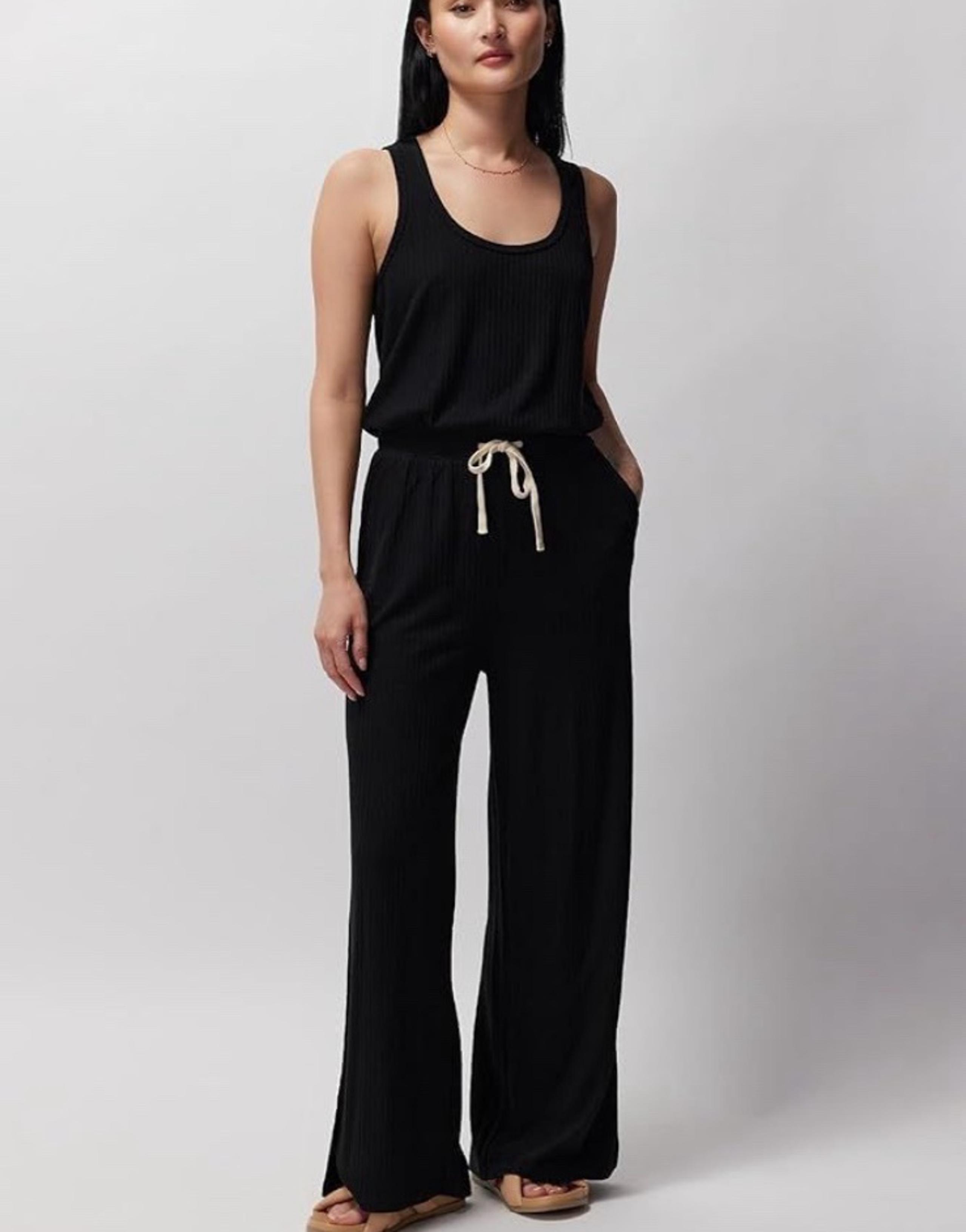 Spiritual Gangster Women's Ballet Rib Wide Leg Perfect Jumpsuit, large, NWOT