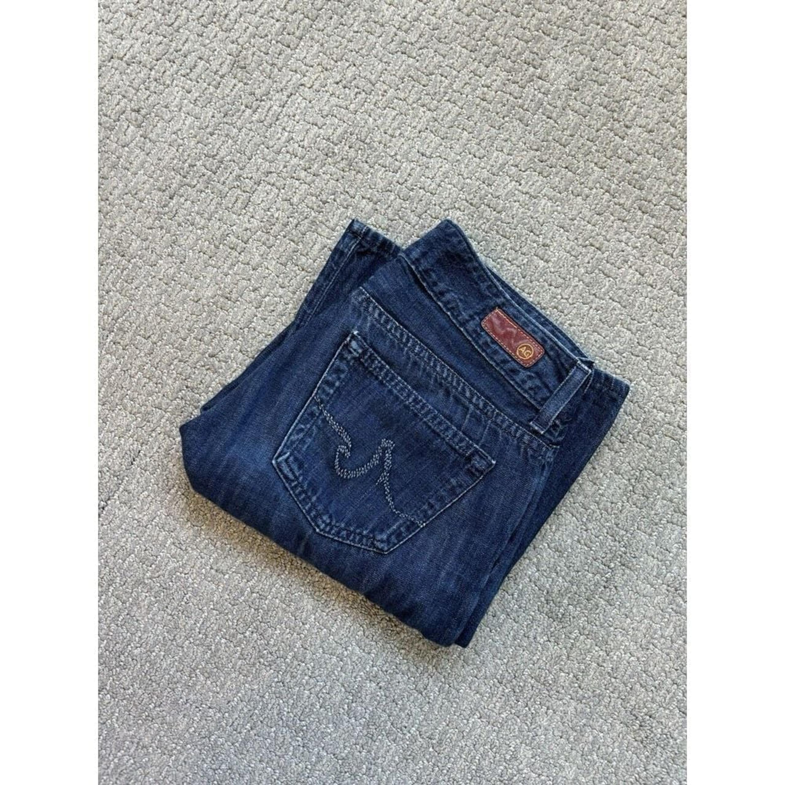 AG Adriano Goldschmied Women's "The Nicole" Flared Blue Jeans size 27x29