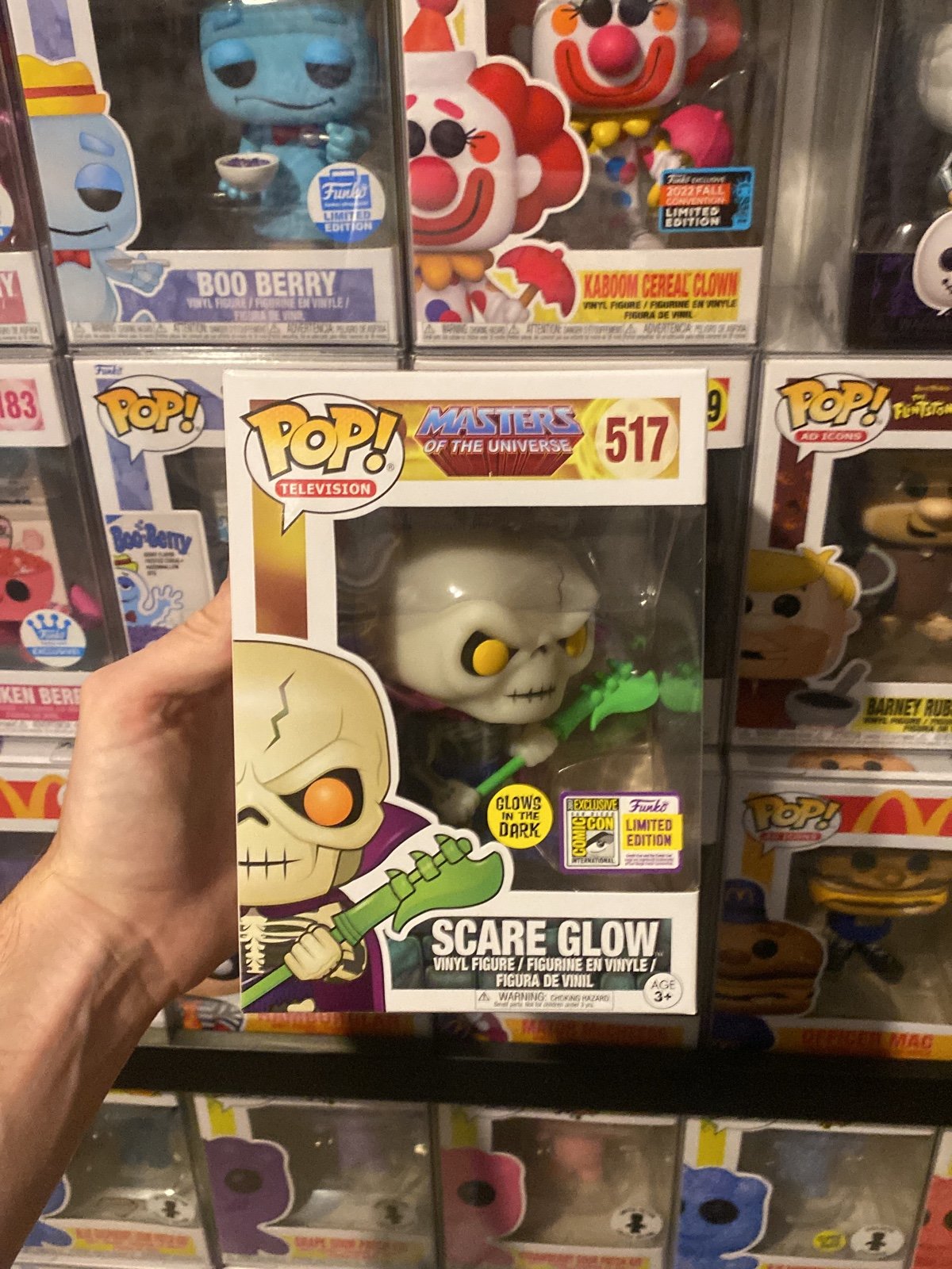 Masters of the Universe Scare Glow 2017 Glow in the Dark Funko Pop