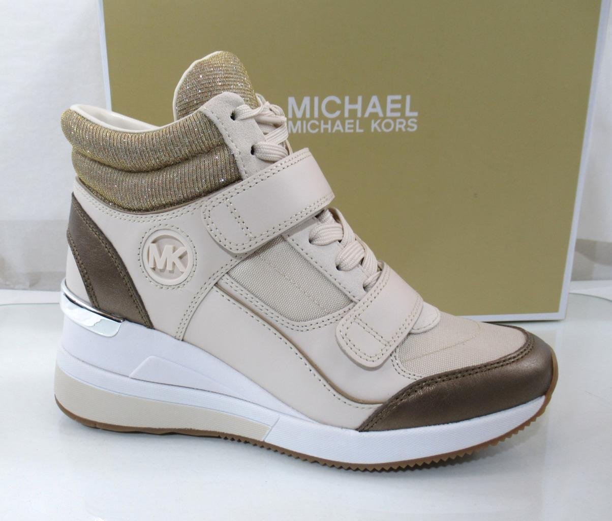 michael kors wedge trainer