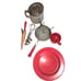 LOT OF VINTAGE RED KITCHEN TOOLS PERFECT FOR DECOR