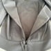 Thomas Wylde Collarless Gray Double Full Zip Form Fitting Peplum Jacket Sz S