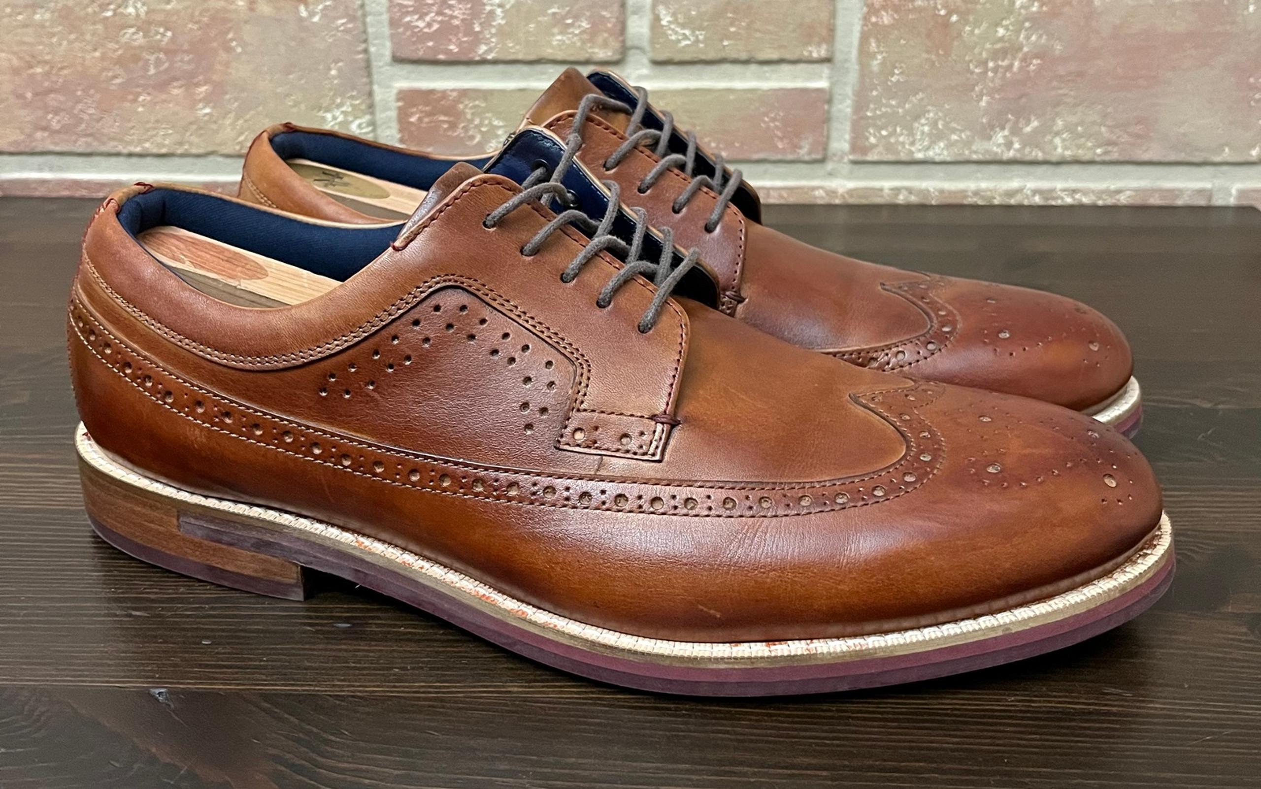 Ted Baker Men’s Brogue Wingtip Oxford Shoes Size 47 US 13